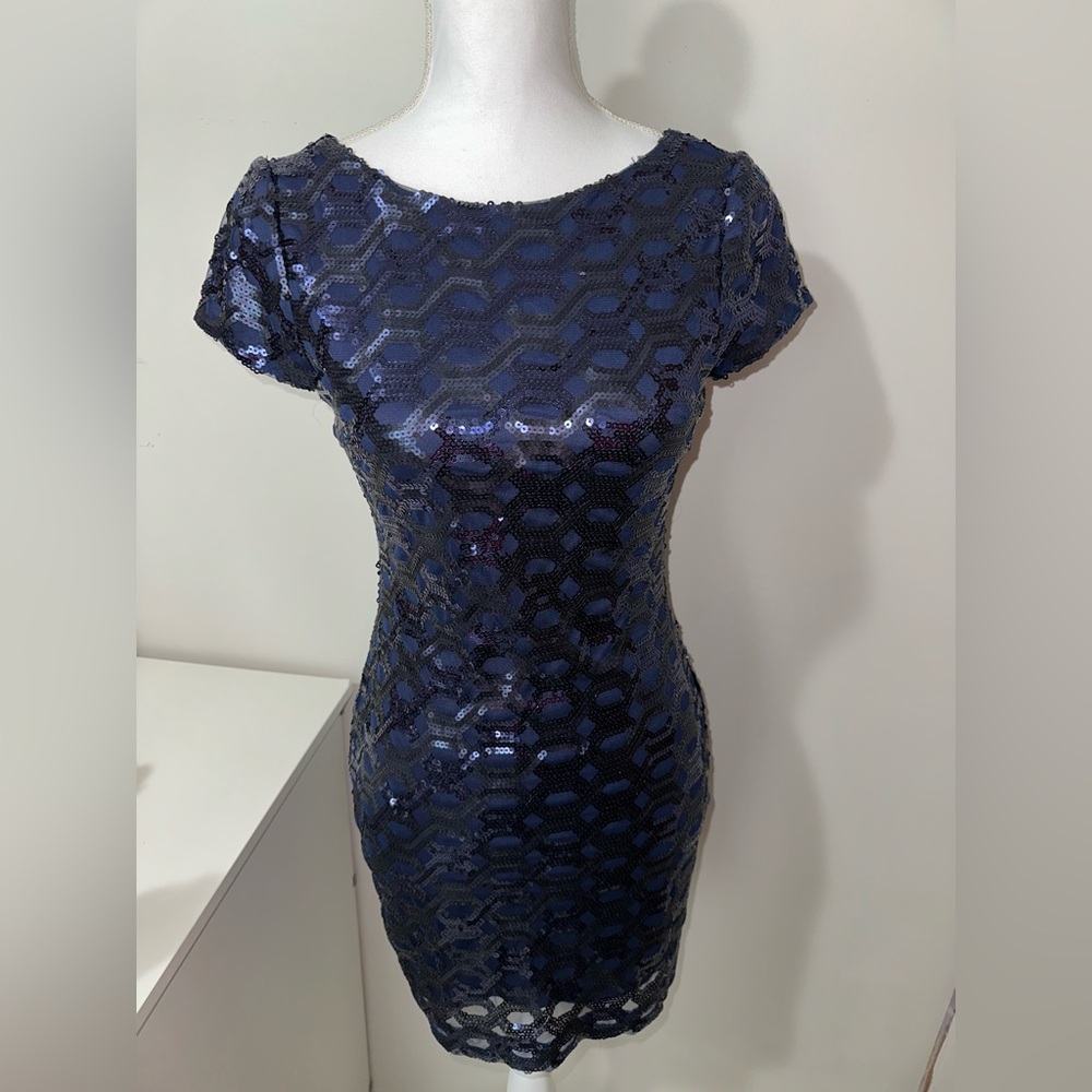 Navy blue dress